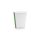 Lebomló kávés pohár, papír és PLA, 1,5 dl, fehér | 50 db/csomag